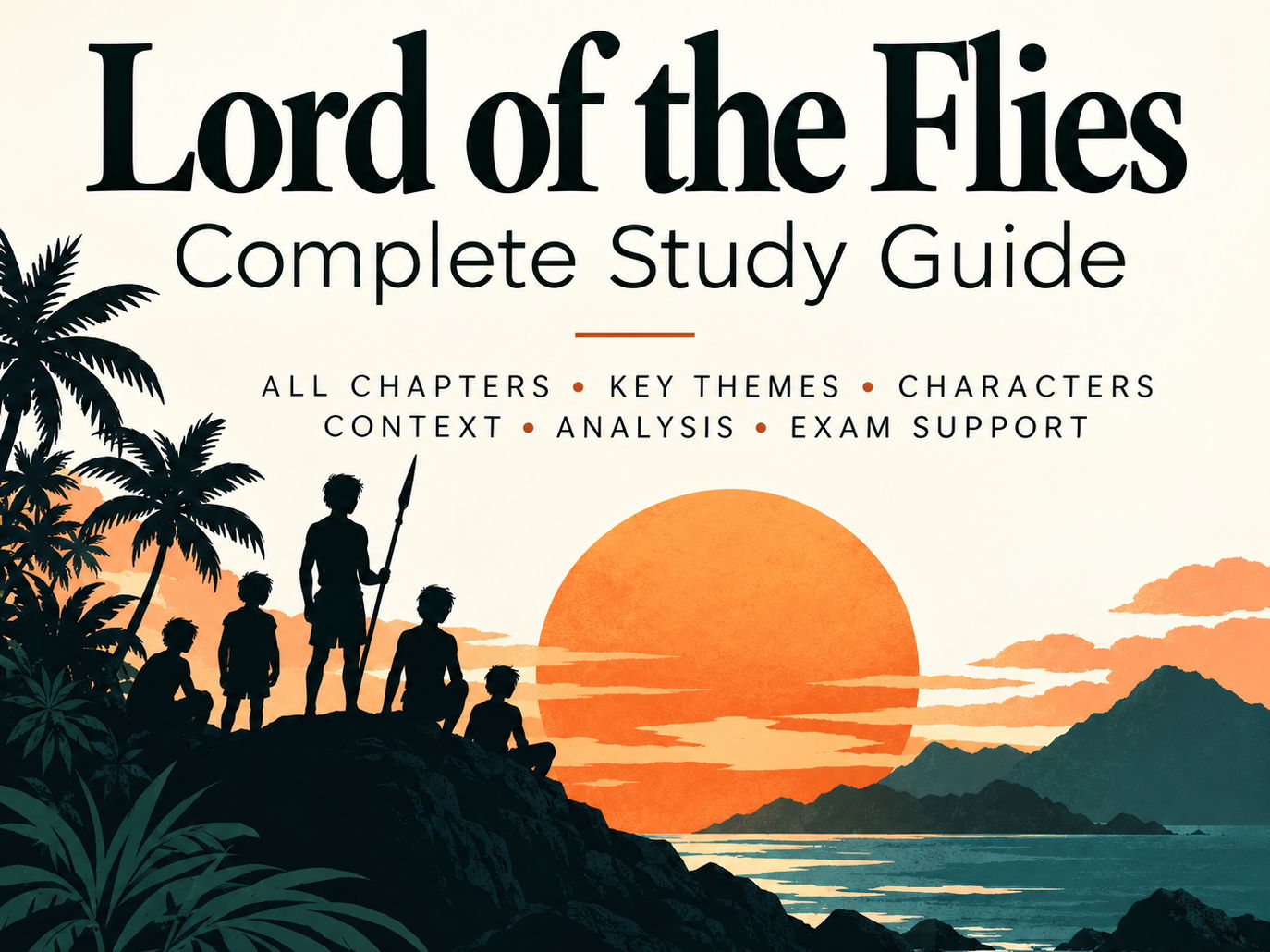 Lord of the Flies Complete GCSE Bundle | Chapters 1–12, Context, Quotes, Themes & Analysis