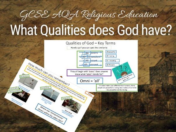 Yr10 GCSE RE AQA – Nature of God (Omnipotent, Omnibenevolent, Omniscient Lesson)
