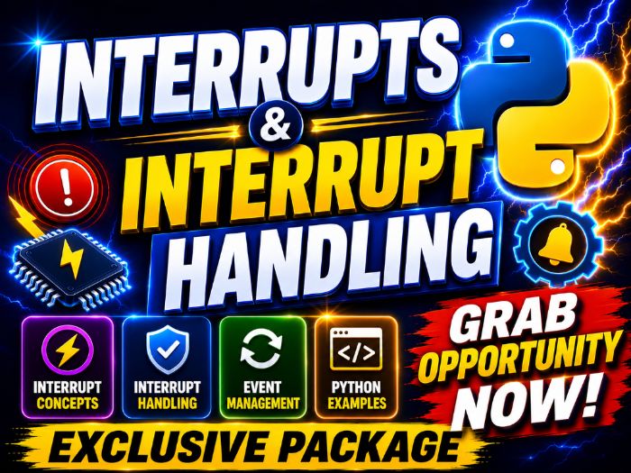 Interrupts & Interrupt Handling | Cambridge IGCSE, AS/ A Level | PPT + Worksheets +Activity + MCQ CS
