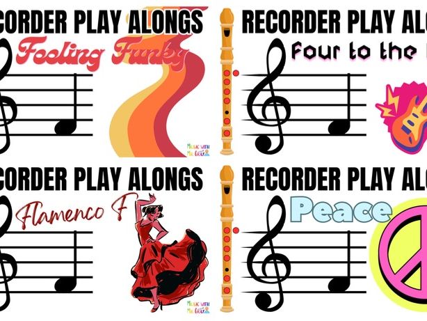 Recorder play alongs - Low F