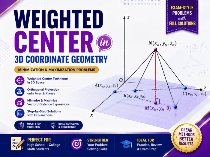Weighted Center in 3D Geometry