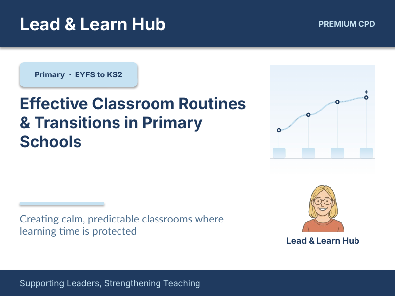 Effective Classroom Routines Primary CPD