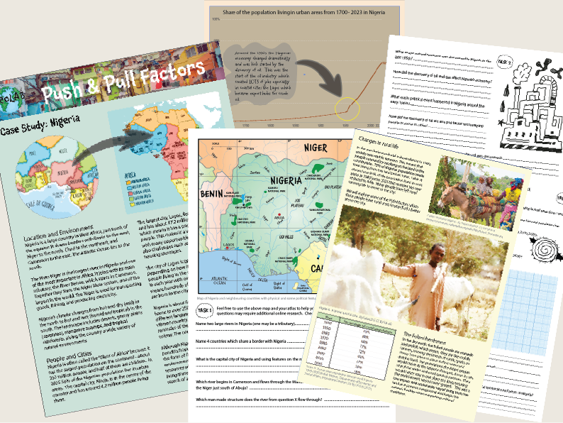 Urbanisation NIGERIA push & pull factors