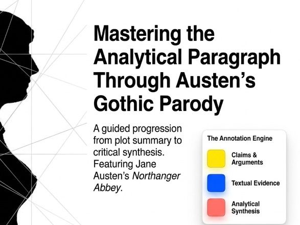 Northanger Abbey Novel Study Unit | Senior English Jane Austen Teaching Resource