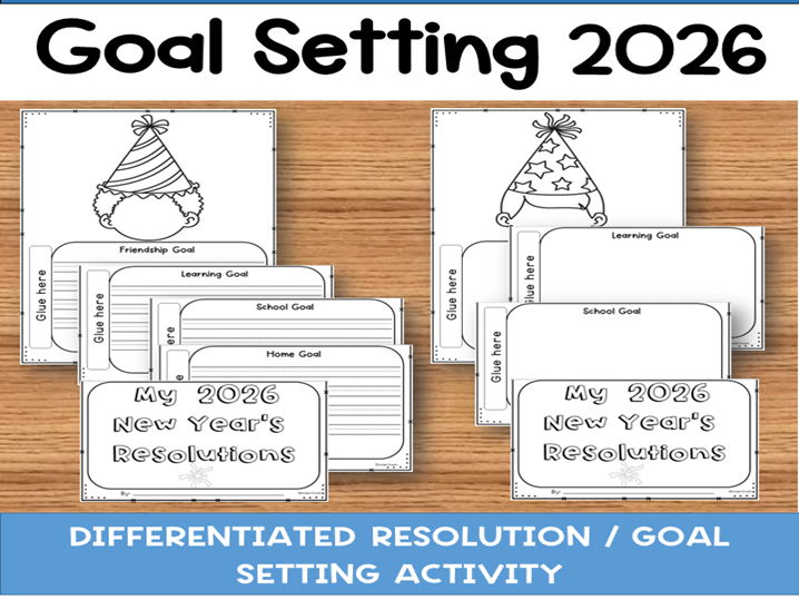 New Year Goal Setting 2026 - Craft | Writing Prompt| Resolution