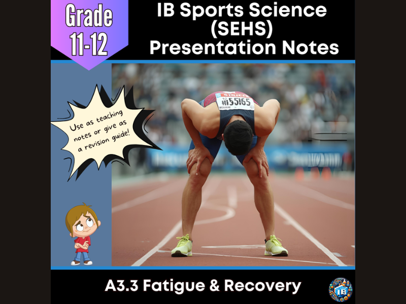 IB SEHS A3.3: Fatigue & Recovery Teaching Notes & Revision Guide 2026