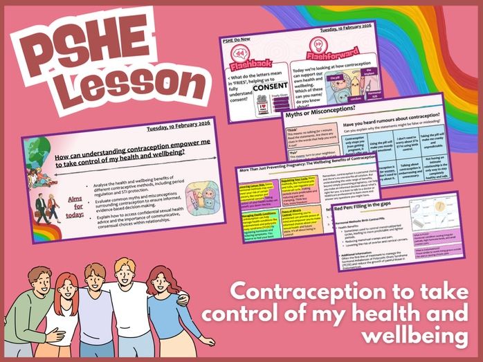 Contraception for Health/Wellbeing PSHE