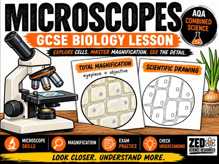 AQA GCSE Biology: Microscopes and Magnification Lesson | KS4 Combined Science