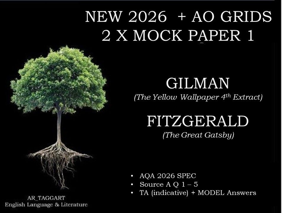 GATSBY & GILMAN PAPER 1s  2026 FULL MOCK AO GRIDS