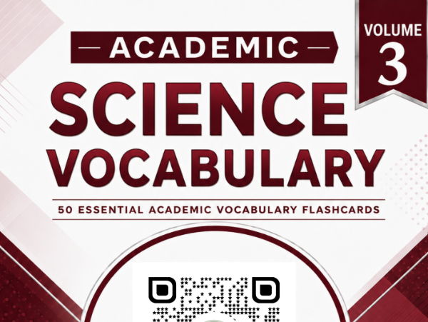 Science Vocabulary Flashcards | 50 Essential Science Words | Grades 6–12