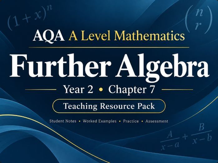 07 - Further Algebra Teacher Pack - A2 (Year 2) Mathematics A Level AQA