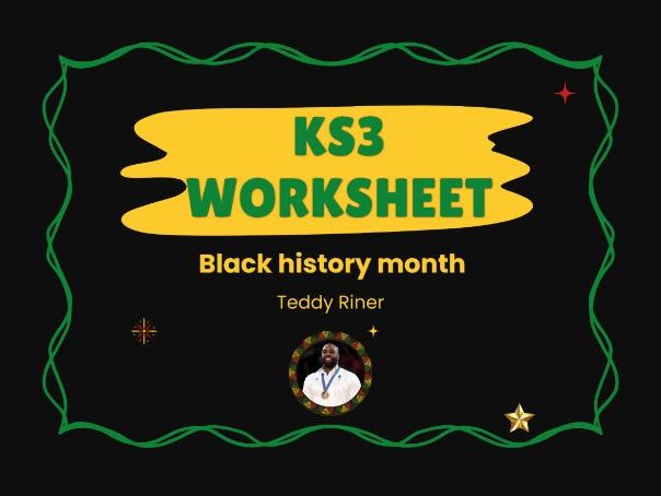 Black History Month – Teddy Riner – KS3 French worksheet