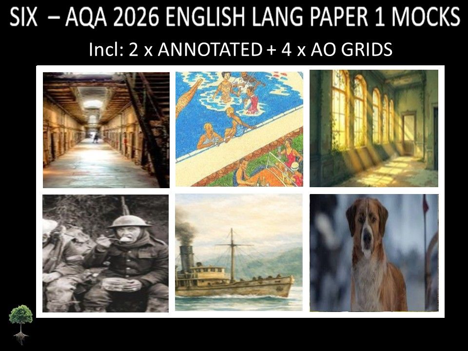 SIX - AQA PAPER 1 | 2026 FULL MOCKS | ANNOTATED | AO GRIDS
