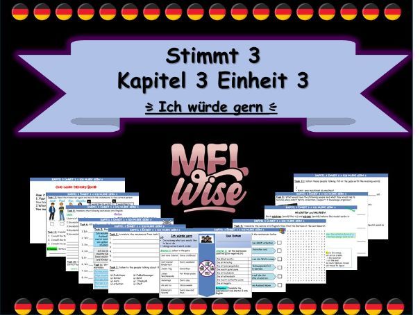 Stimmt 3 Module 3 Unit 3 - Ich würde gern