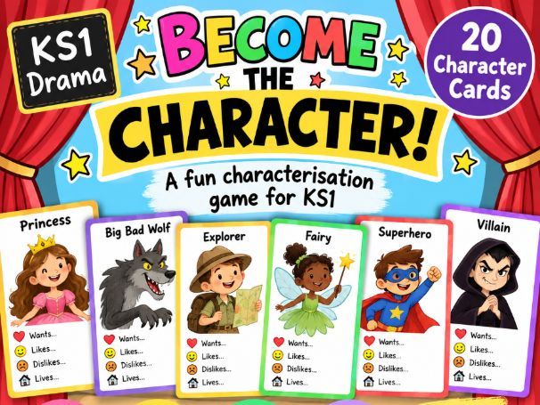 Drama characterisation game Keystage 1