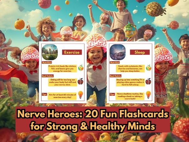 Nerve Heroes: 20 Fun Flashcards for Strong & Healthy Minds