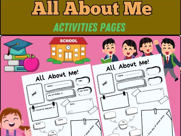 All About Me/Back to School Activity