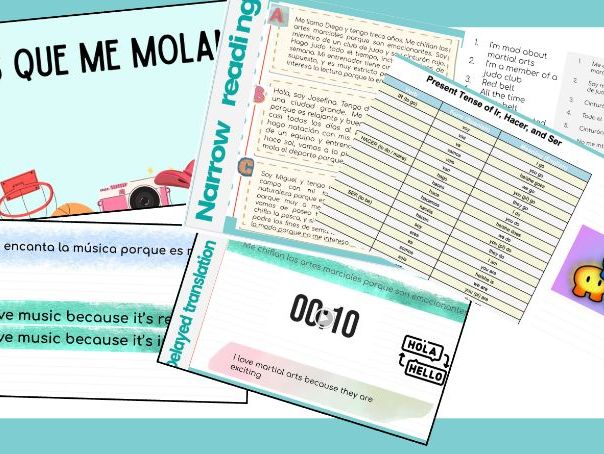 Cosas que me molan - sub unit 44 slides.