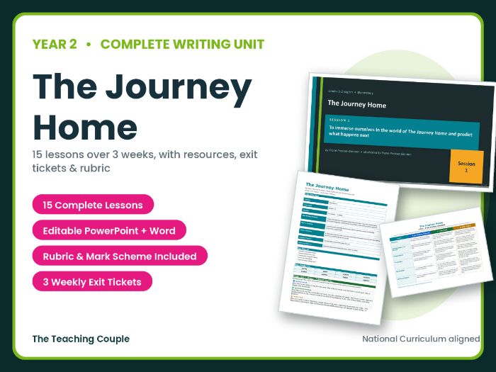 The Journey Home | Year 2 English Unit