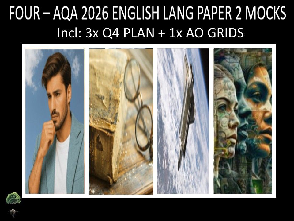 FOUR - AQA PAPER 2 | 2026 FULL MOCKS | Q4 PLAN | AO GRIDS