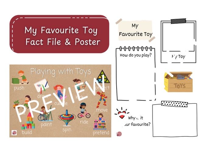 My Favourite Toy Fact File & Poster
