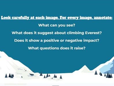 Mount Everest - Newspaper Article - Rhetoric