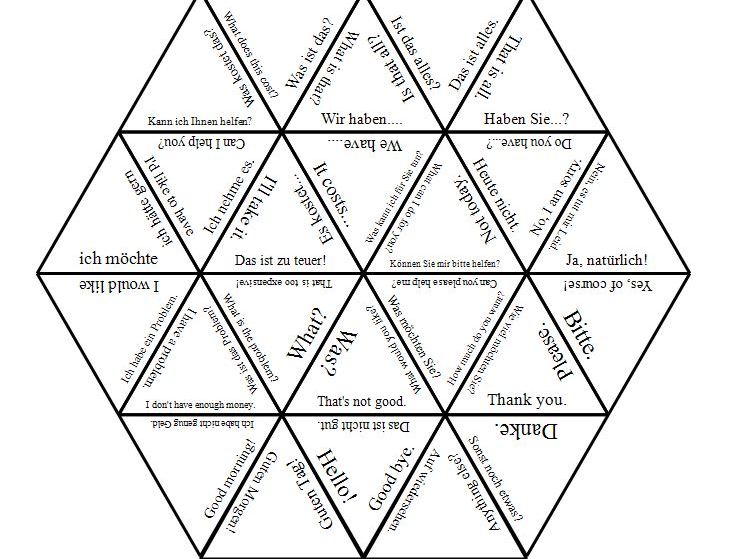 Tarsia - German - shopping