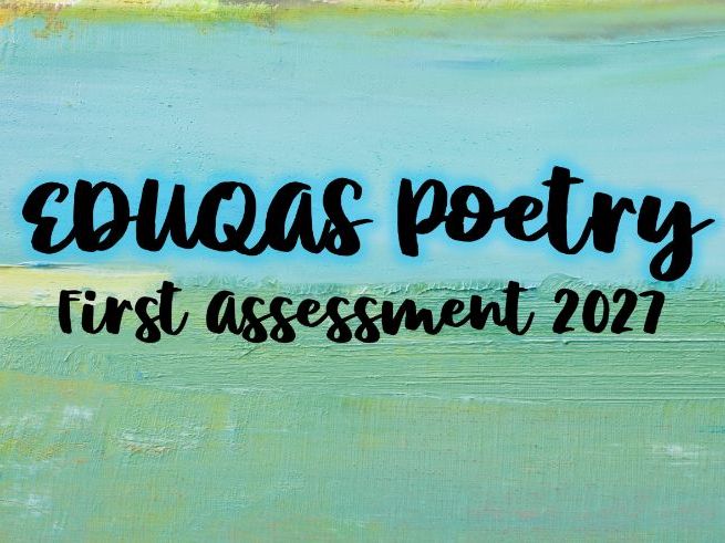 Eduqas Poetry Anthology, First Assessment 2027