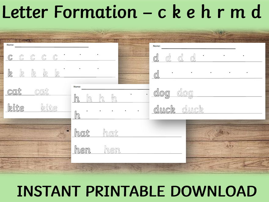 Group 2 Phonics Sounds Letter Formation