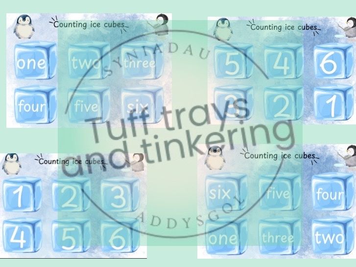 stack the numbers maths winter eyfs reception nursery snow ice foundation phase ps1