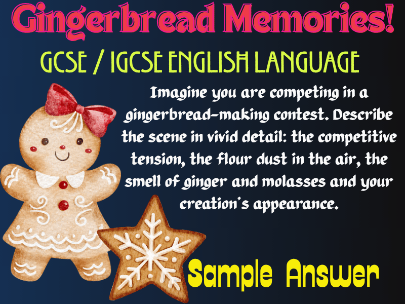 GCSE/IGCSE English Language Descriptive Writing Sample Answer: 