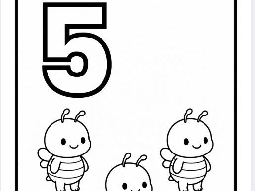Count and Colour Bees 1-20 Worksheets