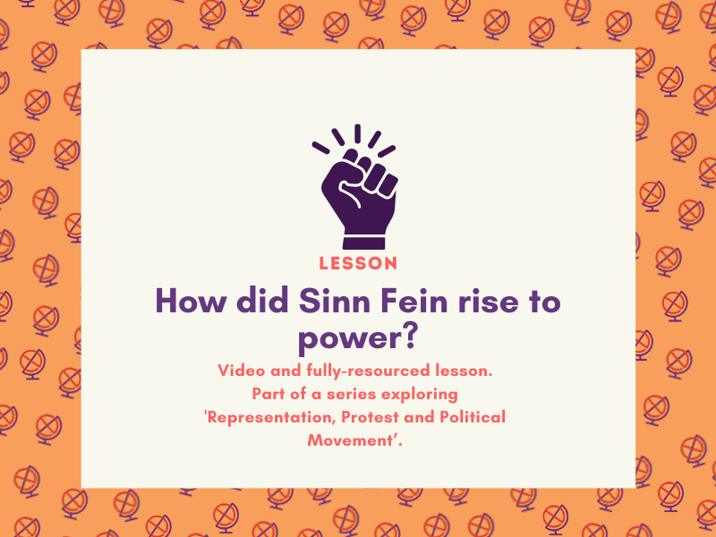 How did Sinn Féin rise to power?