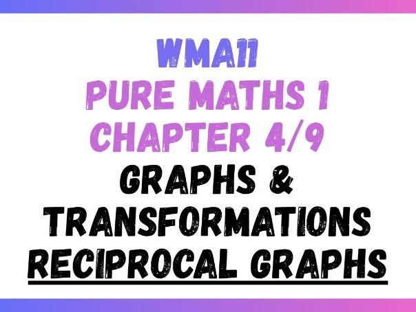 Reciprocal Graphs | IAS/IAL | Pure Maths 1 | WMA11 | Edexcel