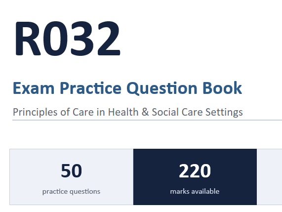 R032 Exam Practice Question Book — 50 Questions, Model Answers & Built-In Self-Assessment - OCR
