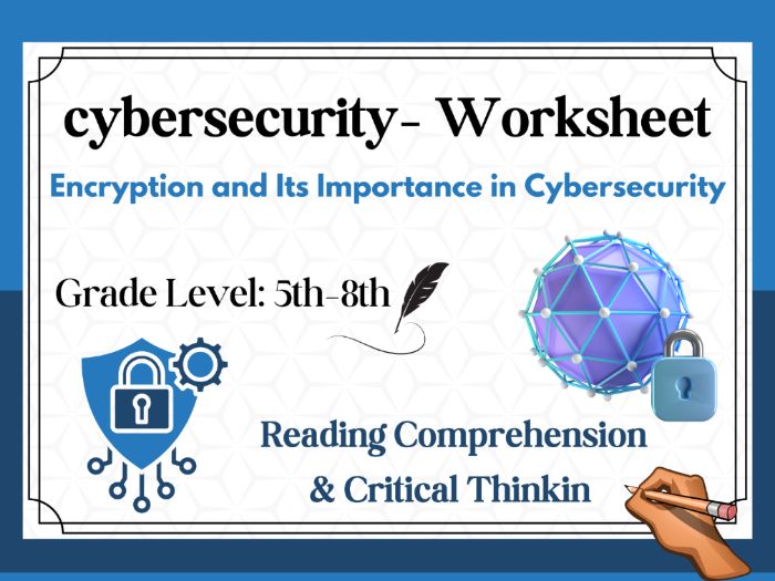 Encryption and Its Importance in Cybersecurity: Reading Comprehension ...