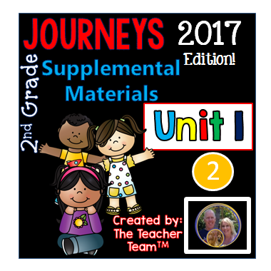 Journeys 2017 2nd Grade Unit 1 Supplemental Materials