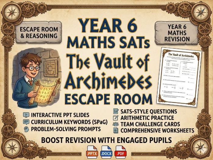 Year 6 Maths SATs Escape Room