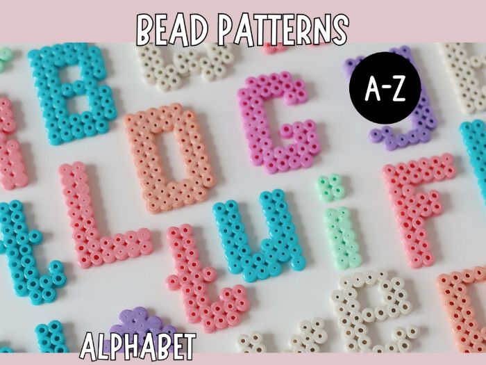 Bead Patterns: Alphabet A-Z