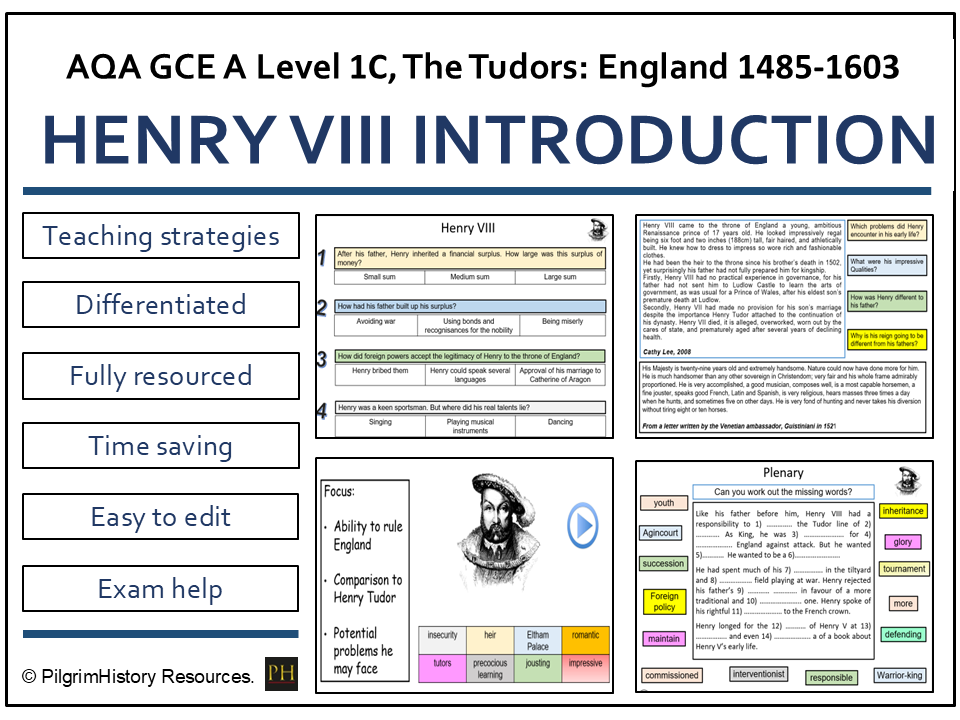 Introduction to Henry VIII’s Reign: Context, Challenges and Themes | AQA A Level History