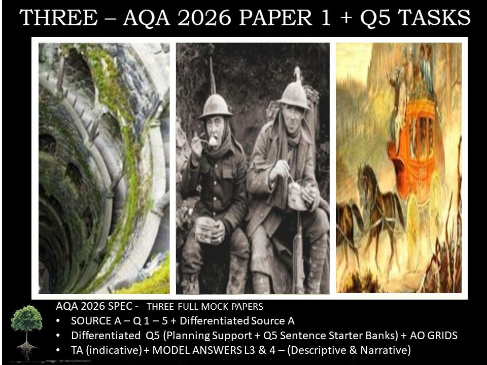 THREE - PAPER 1 | 2026 FULL MOCKS | Q5 TASKS