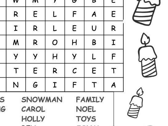 Christmas Wordsearch