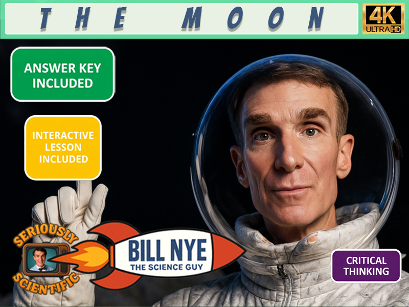 Bill Nye The Moon Worksheet with Answer Key FREE | 4K Full Episode