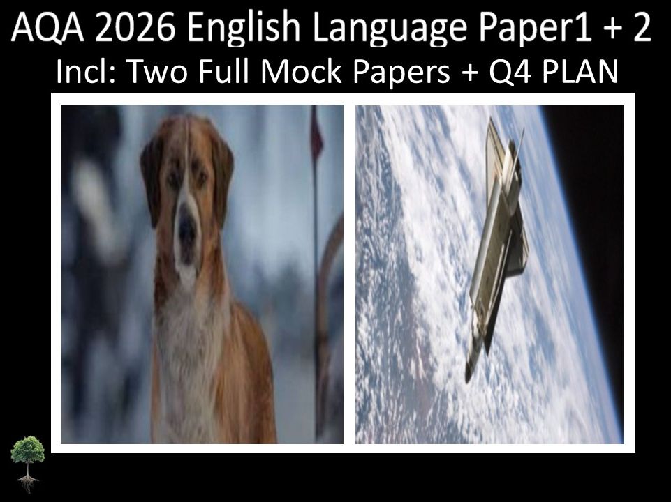 Two AQA 2026 GCSE English Language Paper 1 + 2 Mocks | Q4 Plan
