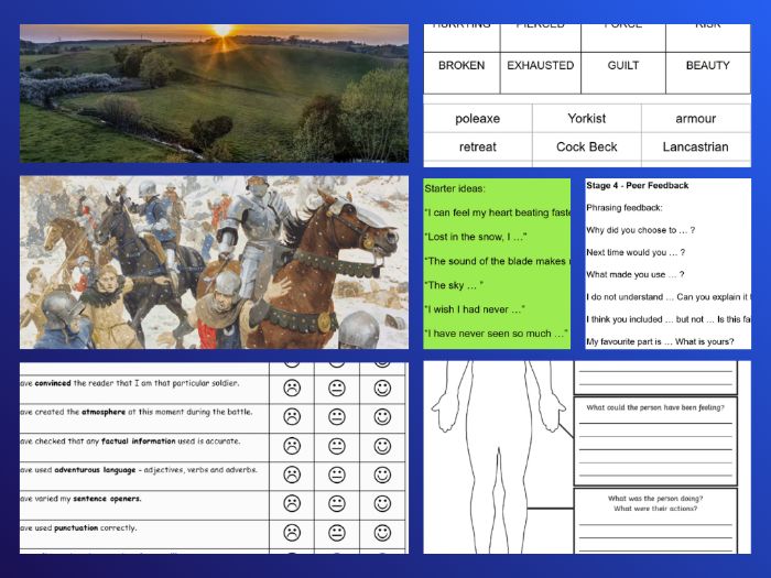 KS3/Common Entrance Medieval Realms - The Wars of the Roses: The Battle of Towton Literacy Unit