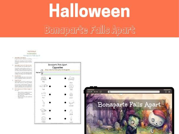 Bonaparte Falls Apart Literacy Activities