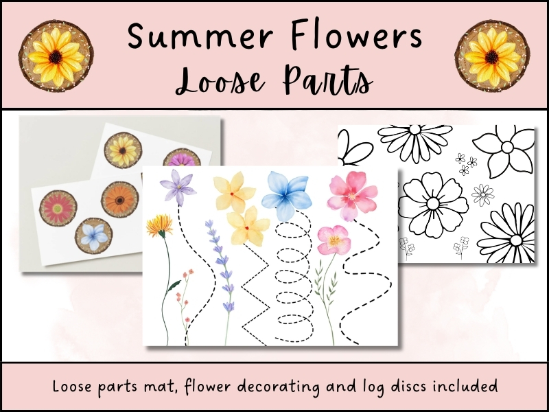 Summer Flower Loose Parts Activity