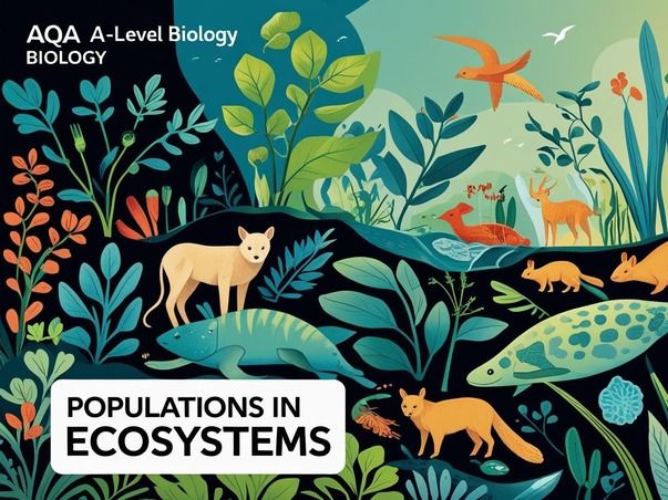 AQA A-level biology 3.7.4 Populations in ecosystems Whole Topic