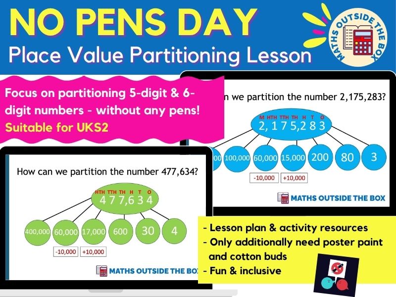 NO PENS DAY: Place Value Lesson (UKS2)