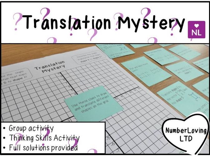 Translation Mystery & Quick Fire Starter